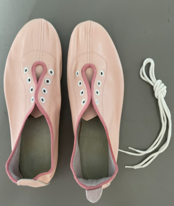 Bleyer - Jazz ballet shoe - 7420 attached heel Pink