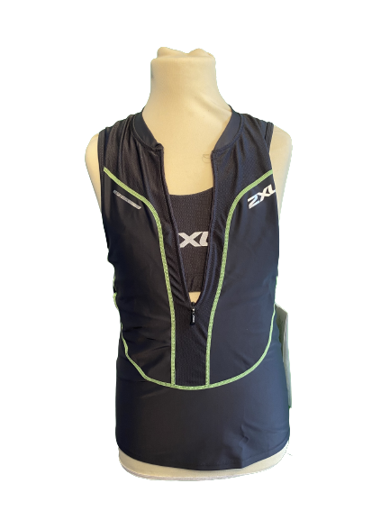 2XU - Women's endurance singlet WT1114 grey/green