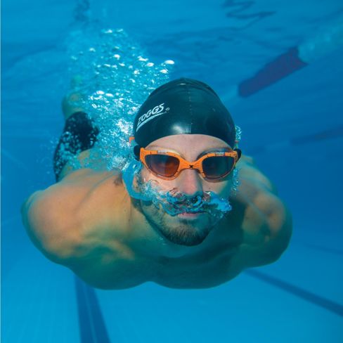 Zoggs Aqua Flex - Swimming goggles 303488 - Adults - Orange/Titanium