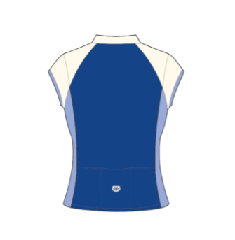 Parentini - Cycling jersey women's - 13525 slipstream Blue