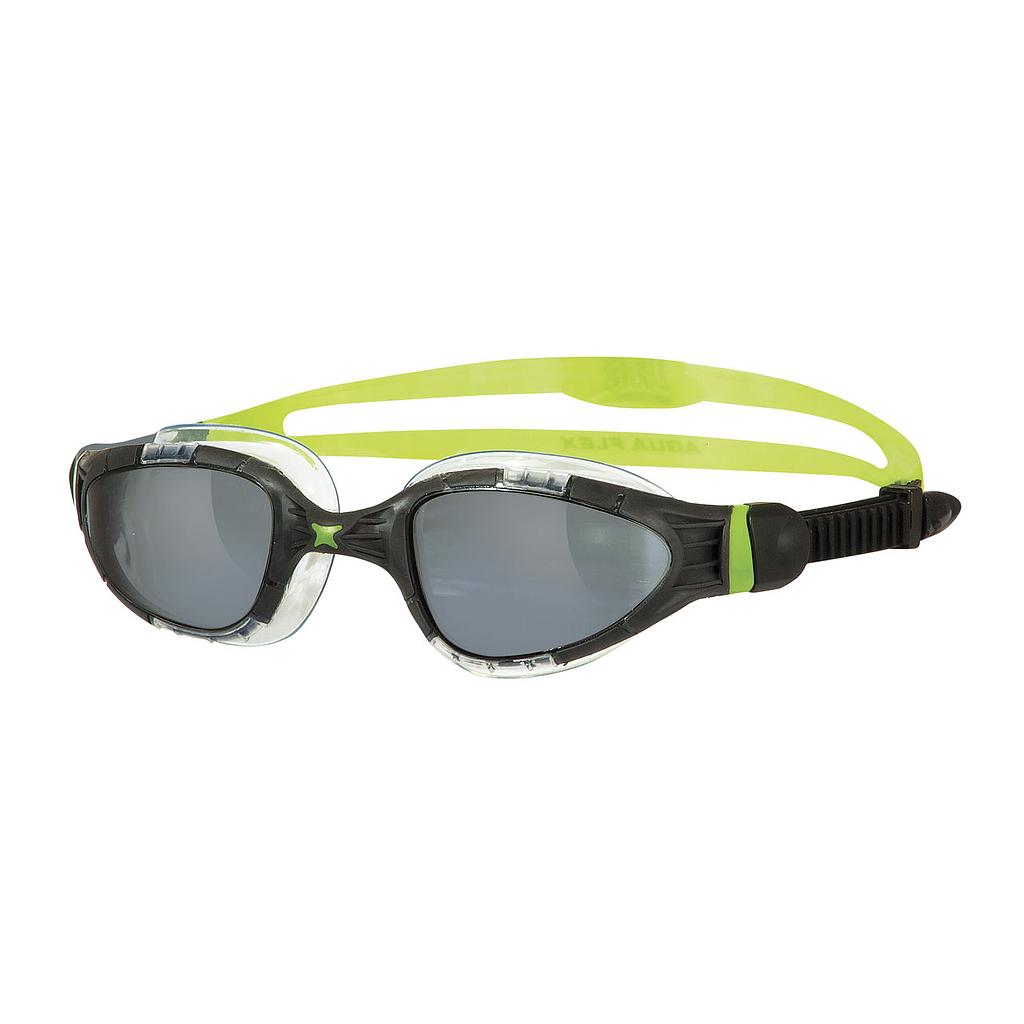 Zoggs Aqua Flex - Swimming goggles 303488 - Adults -Black/Green/Titanium