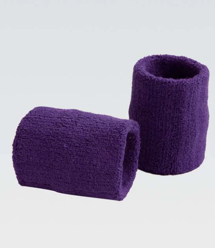Wristbands -GK40 - 3 Inch Badstof - Paars Purple