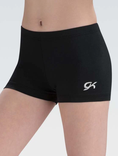 GK - Workout short -Nylon/Spandex Mini 1449 Black