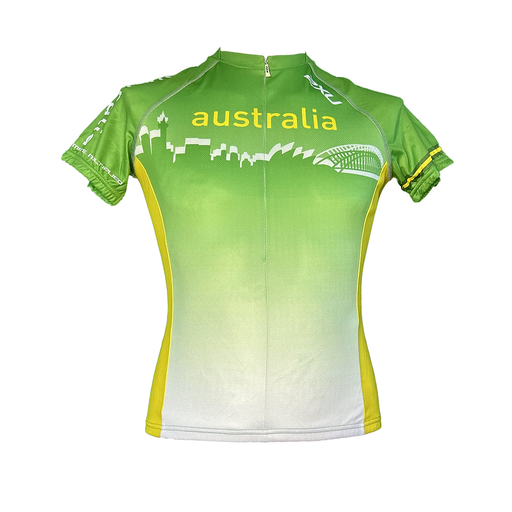 Vintage cycling jersey -Australia 2012 Green