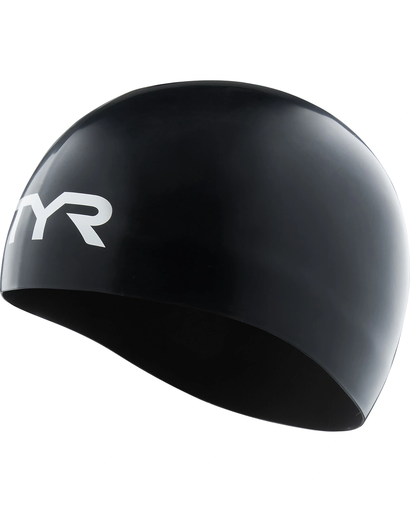 TYR -  wrinkle free silicone bonnet de bain 001 noir Black