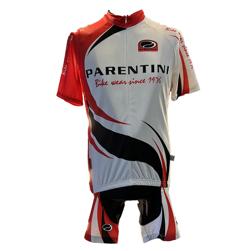 Parentini - Jersey + ShortC98 White Red Red
