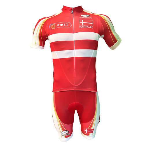 Parentini - Jersey + ShortDanmark 2012 Red Red