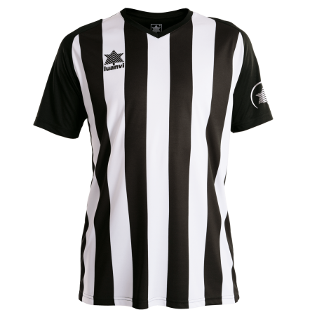 Luanvi - Maillot de football 2023 noir blanc Black/white