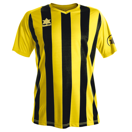 Luanvi - Maillot de football 2023 jaune noir  Yellow